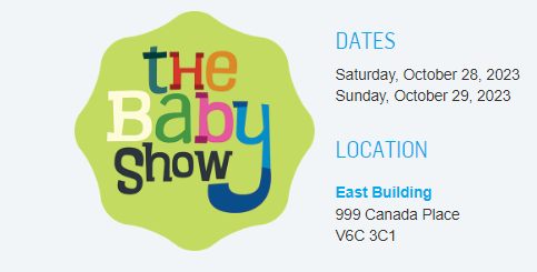 THE BABY SHOW VANCOUVER